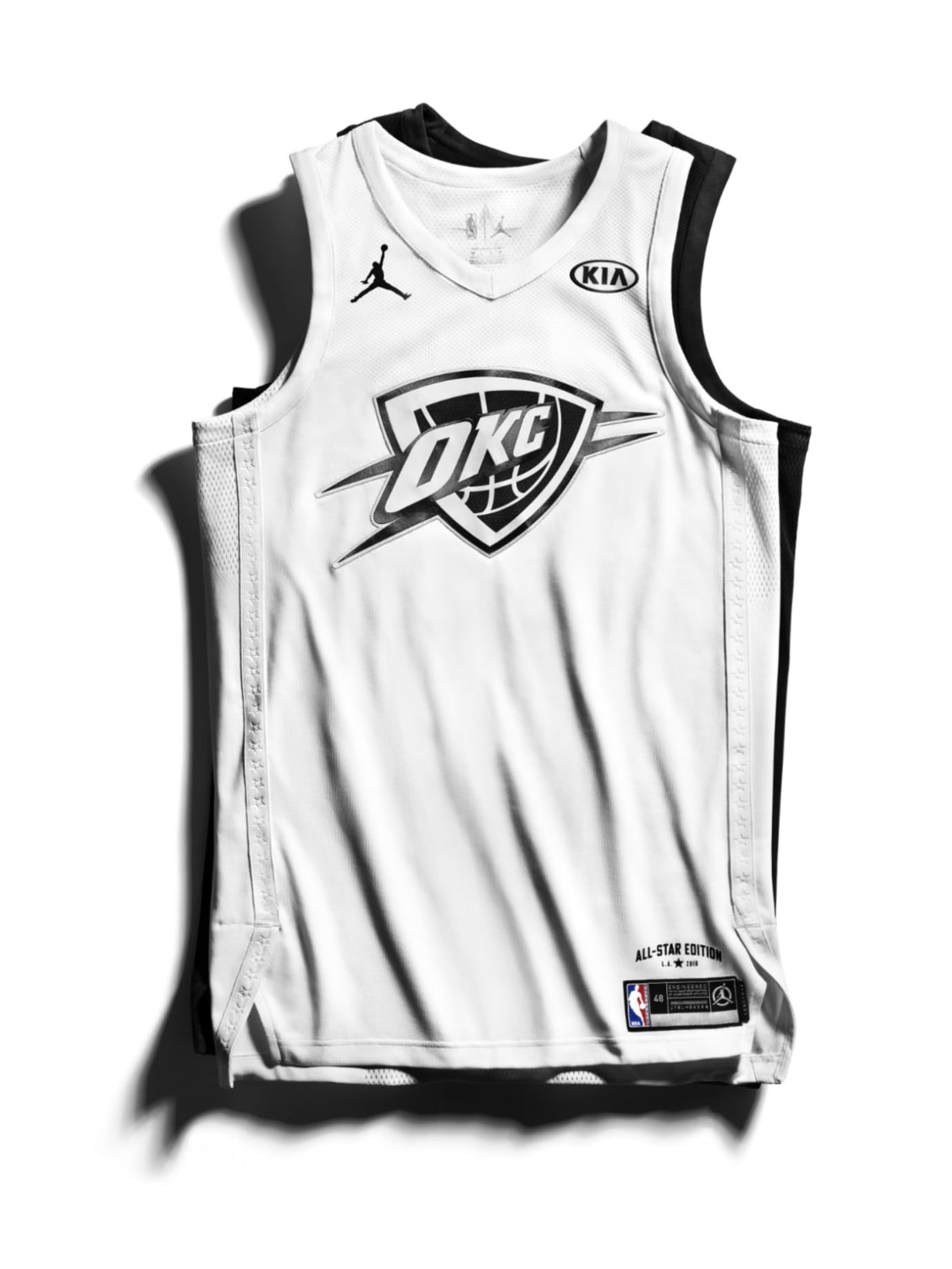 jordan jersey black and white