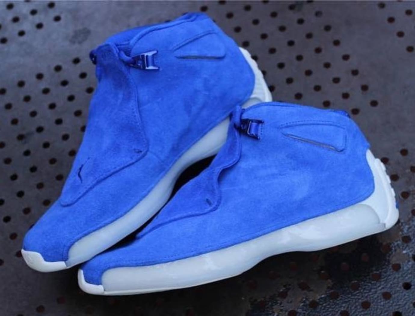 all blue suede jordans