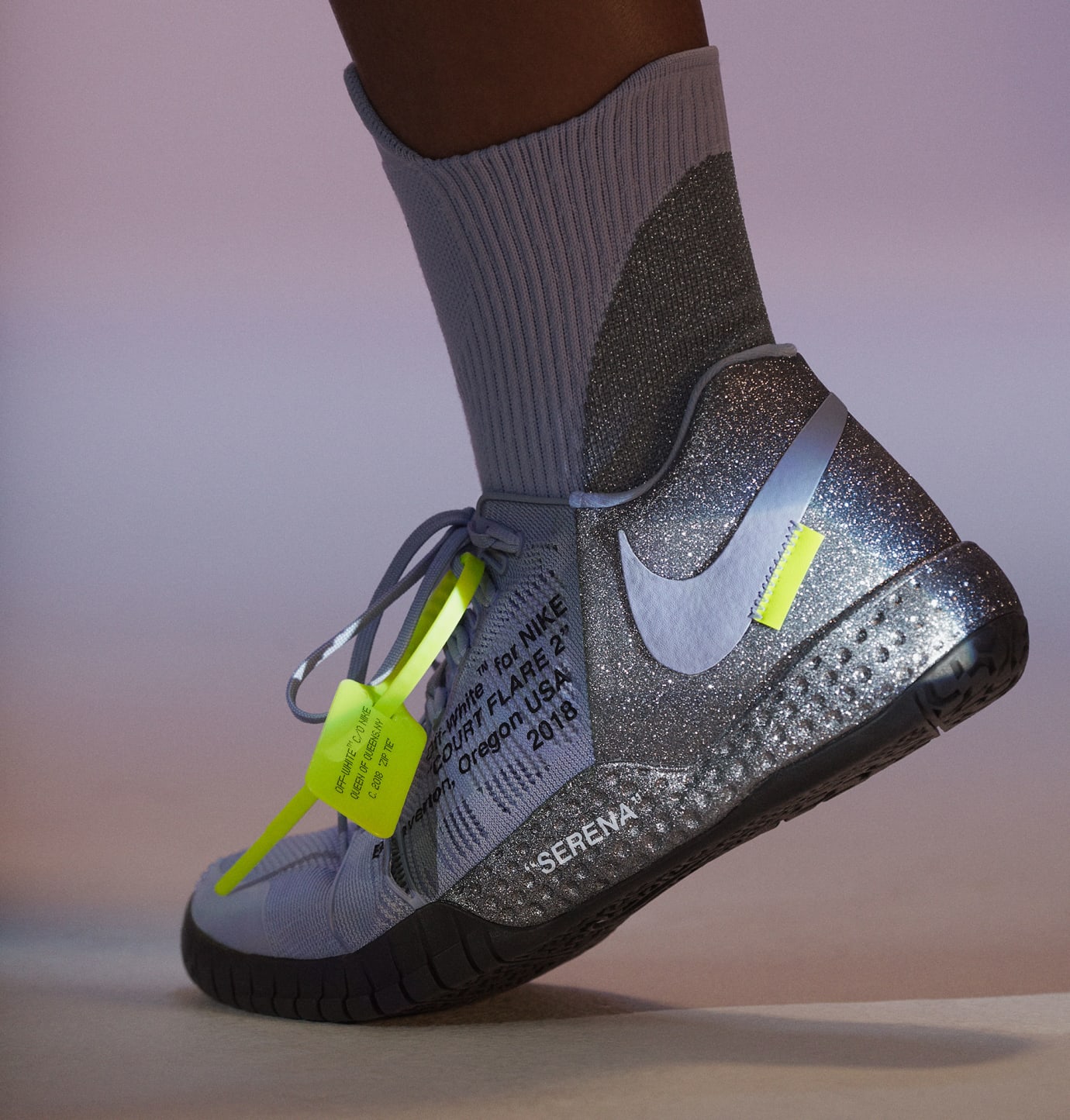 Virgil Abloh x Nike x Serena Williams Queen Collection NikeCourt Flare 2