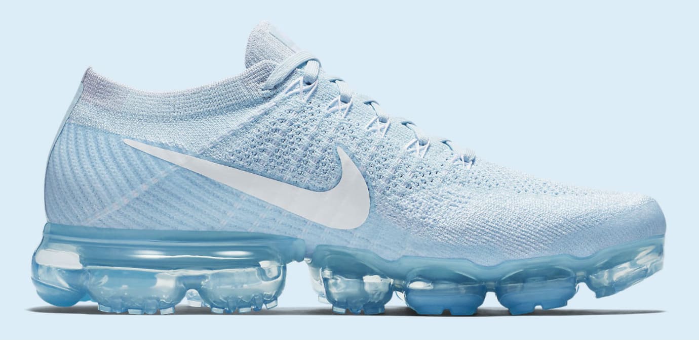 vapormax white ice blue