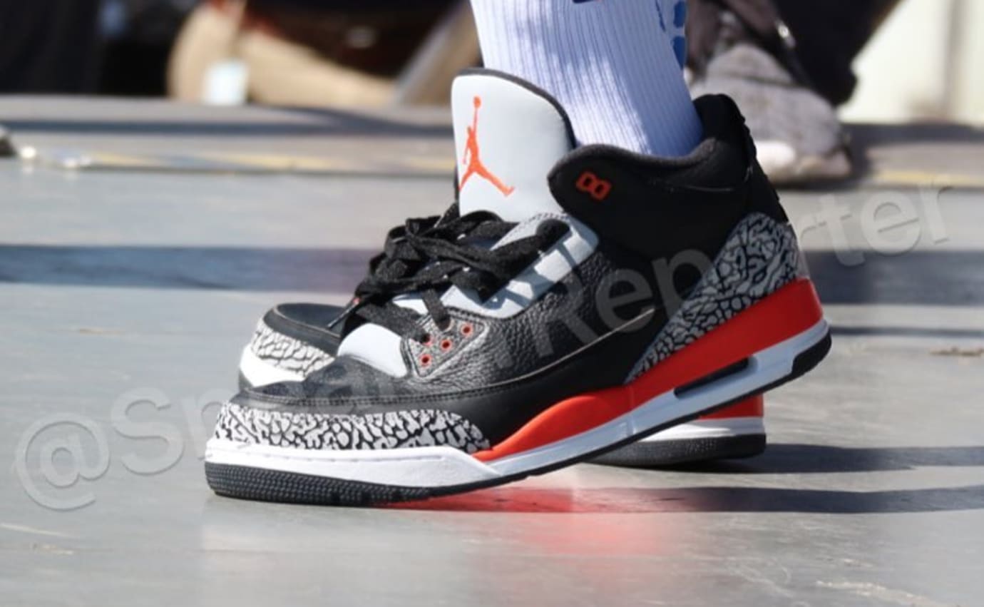 jordan 3 black and orange