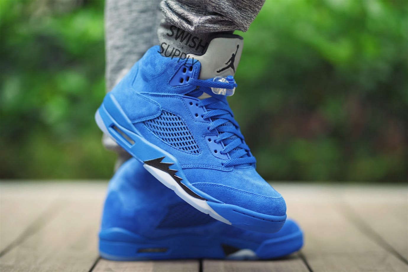 jordan 5 blue suede price