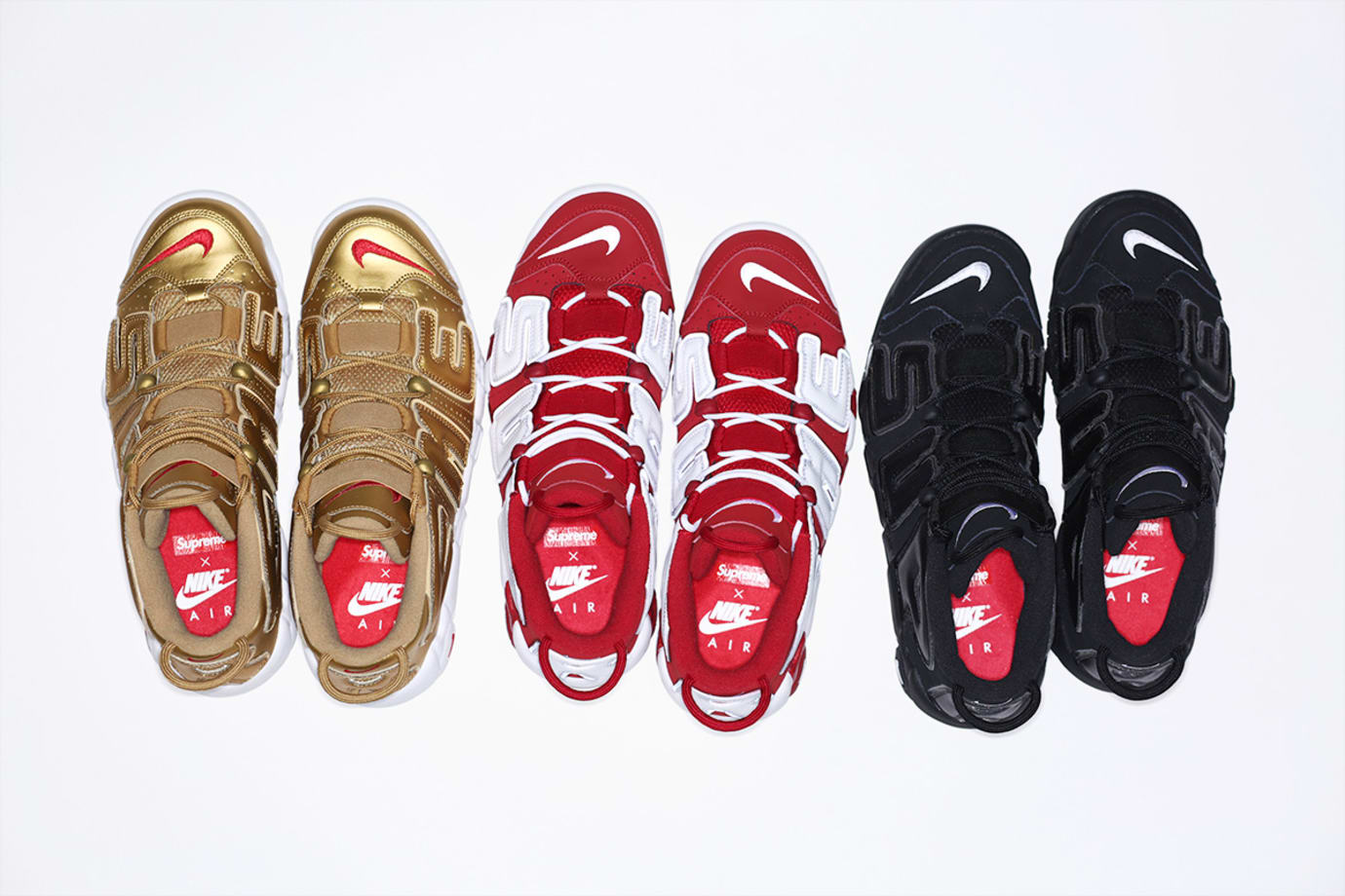 Supreme Nike Air More Uptempo Release Date Online Only | Sole