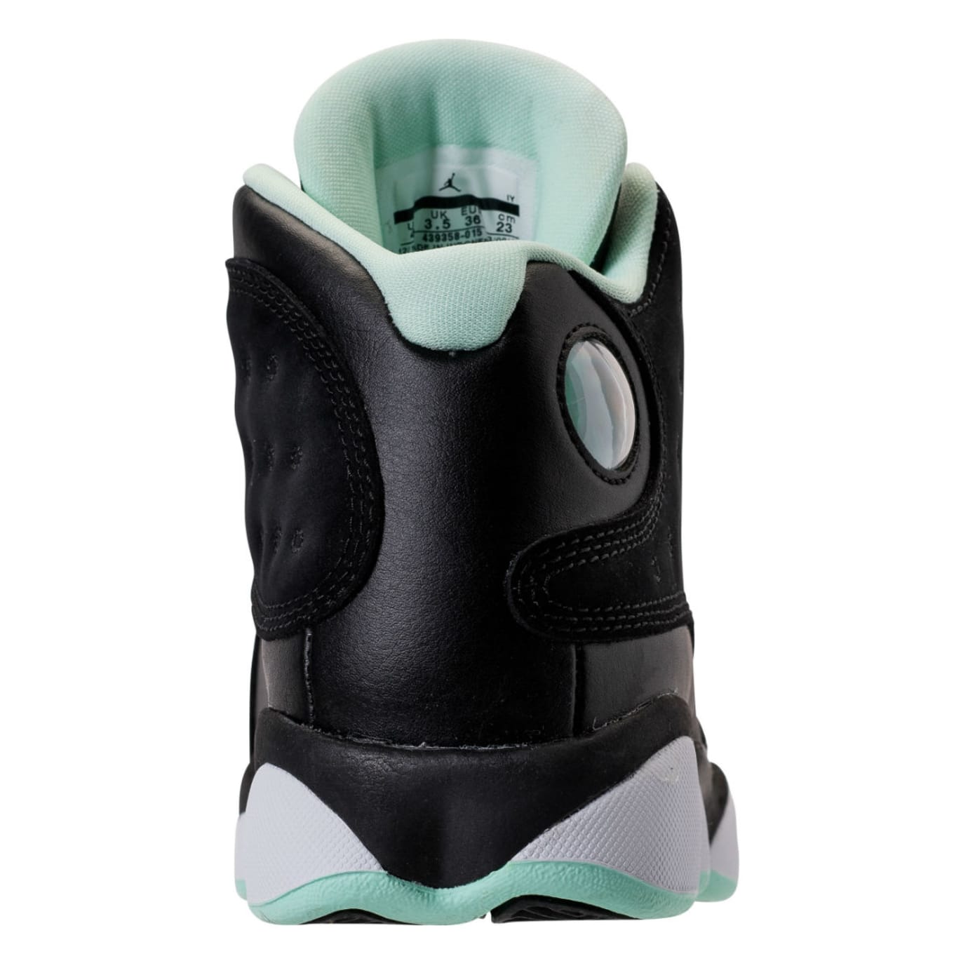 black and aqua jordans 13