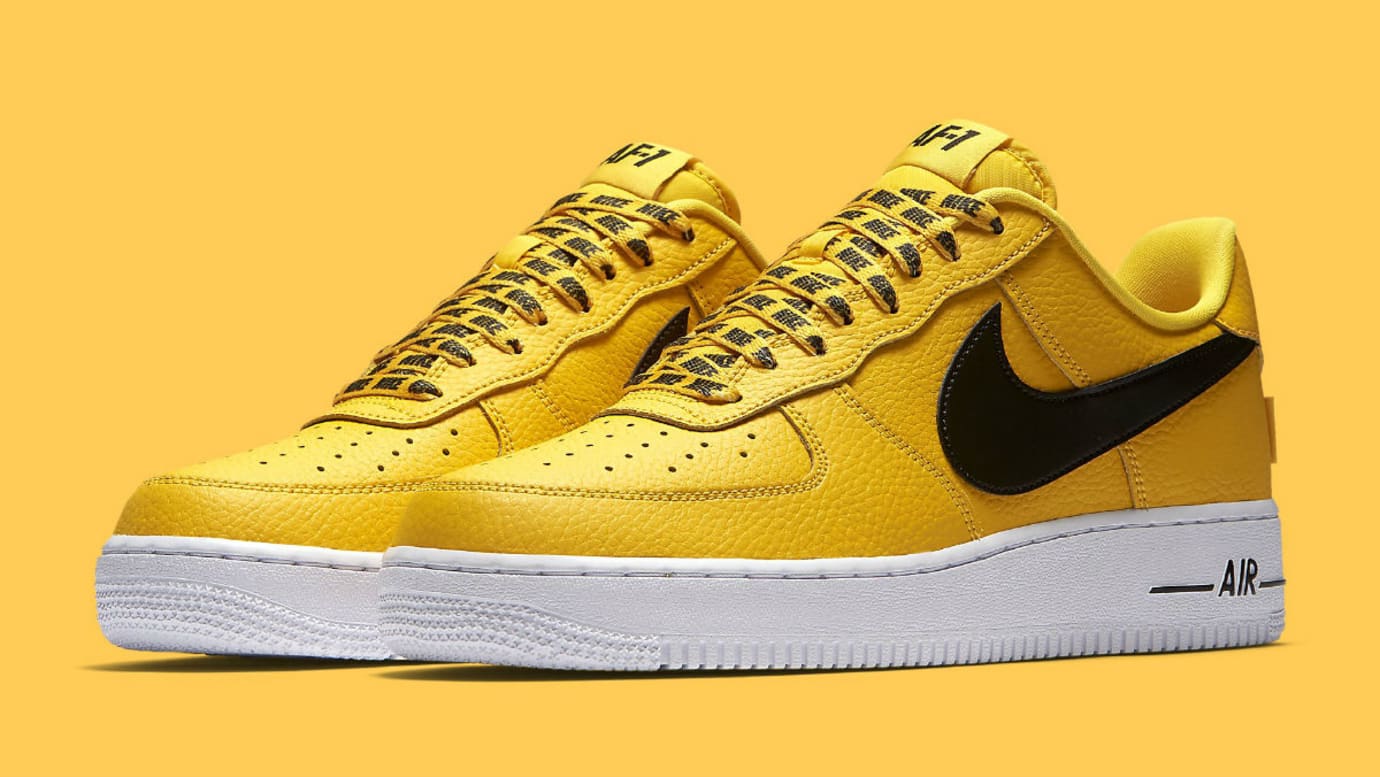 Nike air force 1 low nba yellow sale