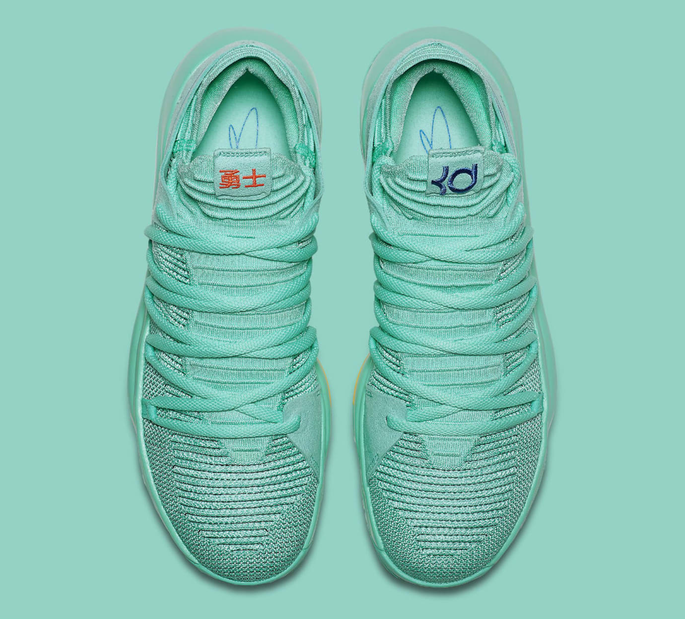 Nike kd 10 teal clearance