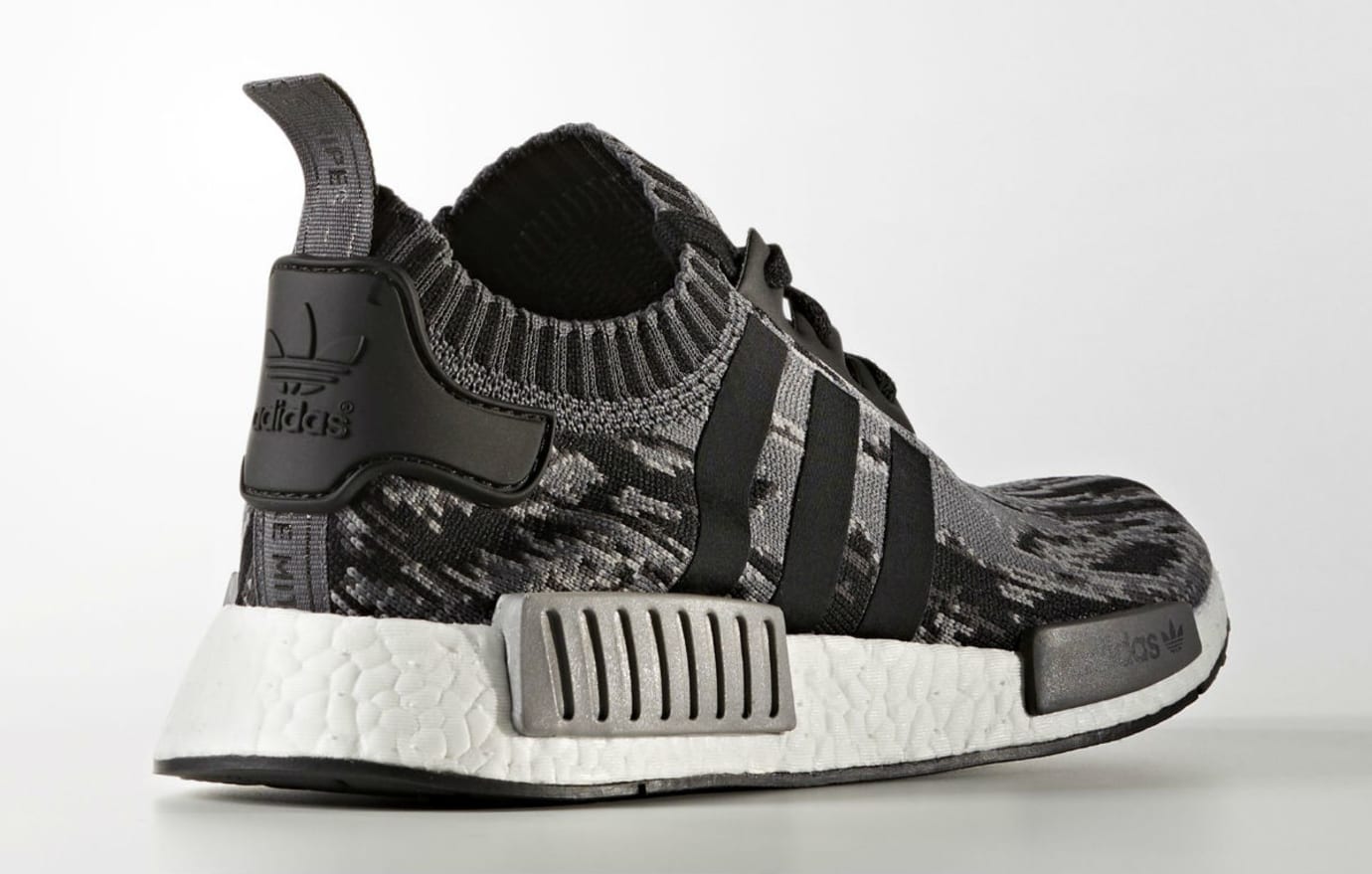 Adidas NMD Primeknit Glitch Camo Black Grey Three Release BZ0223 | Sole Collector