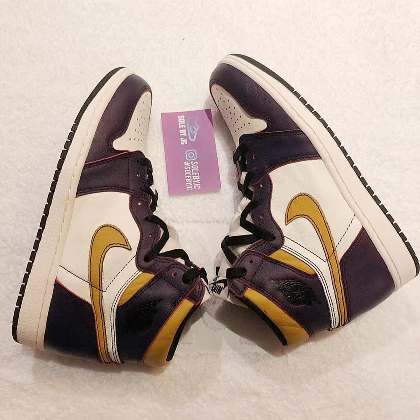 air jordan 1 x nike sb lakers