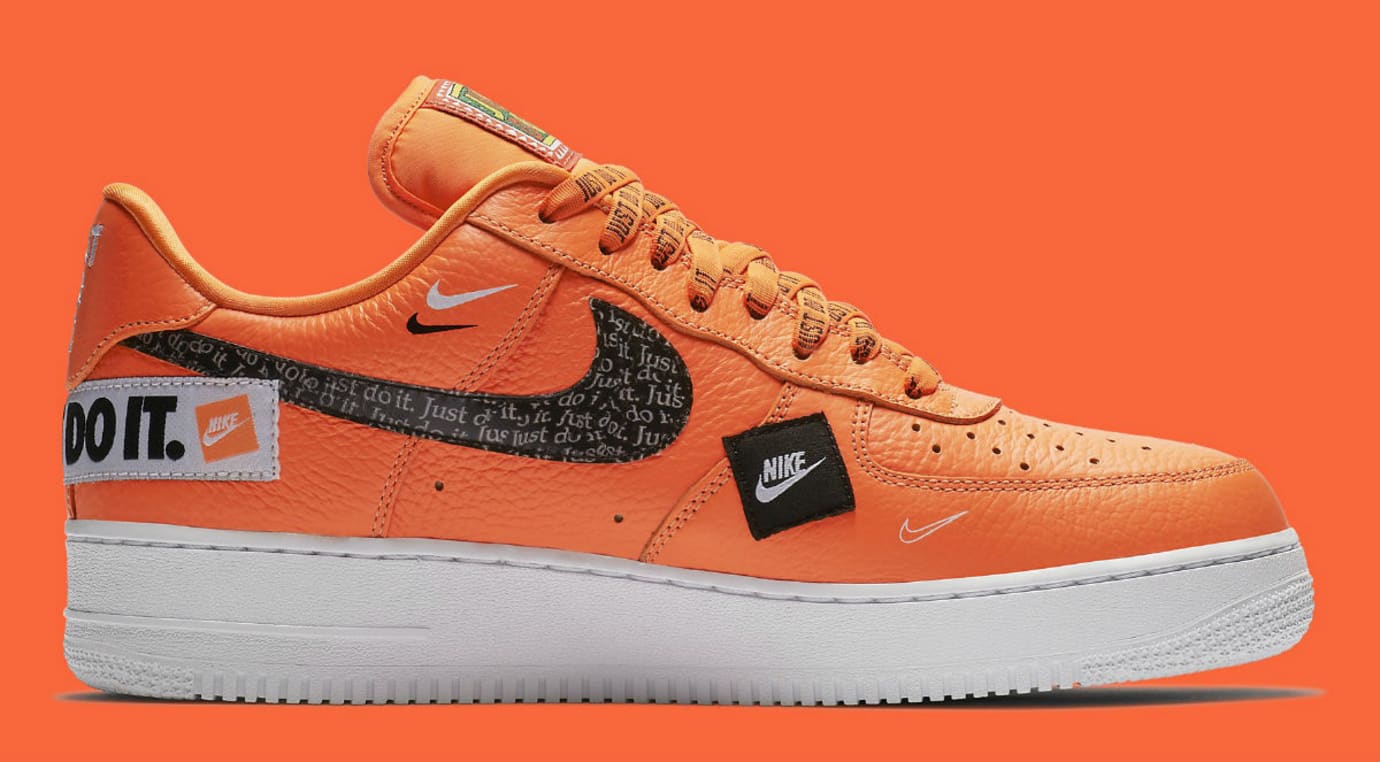 nike air force 1 low just do it pack total orange