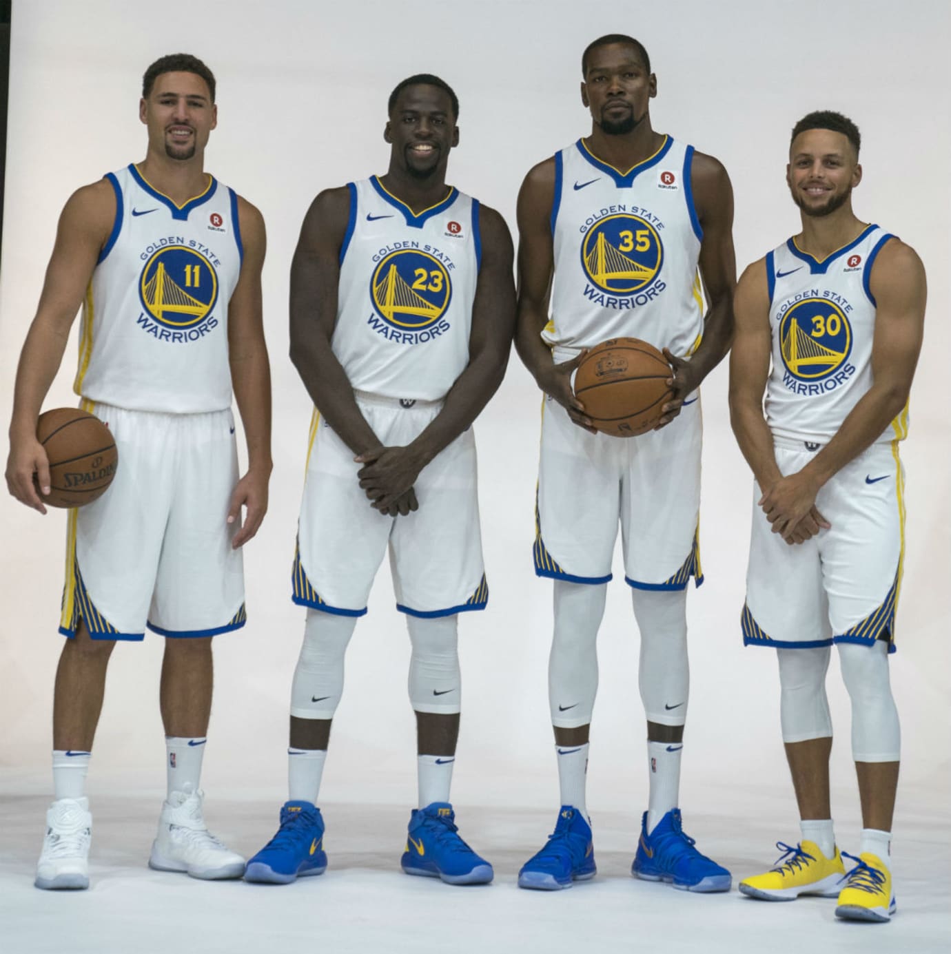 klay thompson white shoes