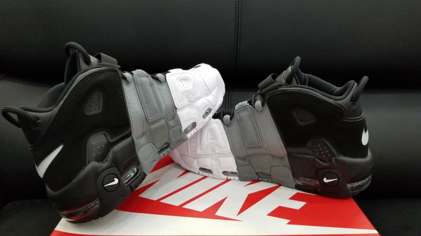 Nike Air More Uptempo Tri Color Black Grey White Release Date 002 Sole Collector