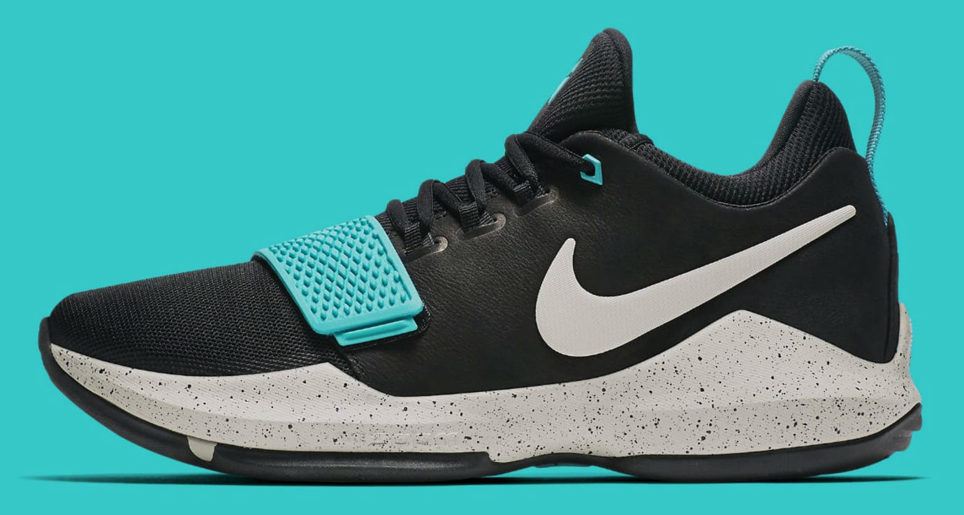 Nike PG 1 Black Light Bone Light Aqua 