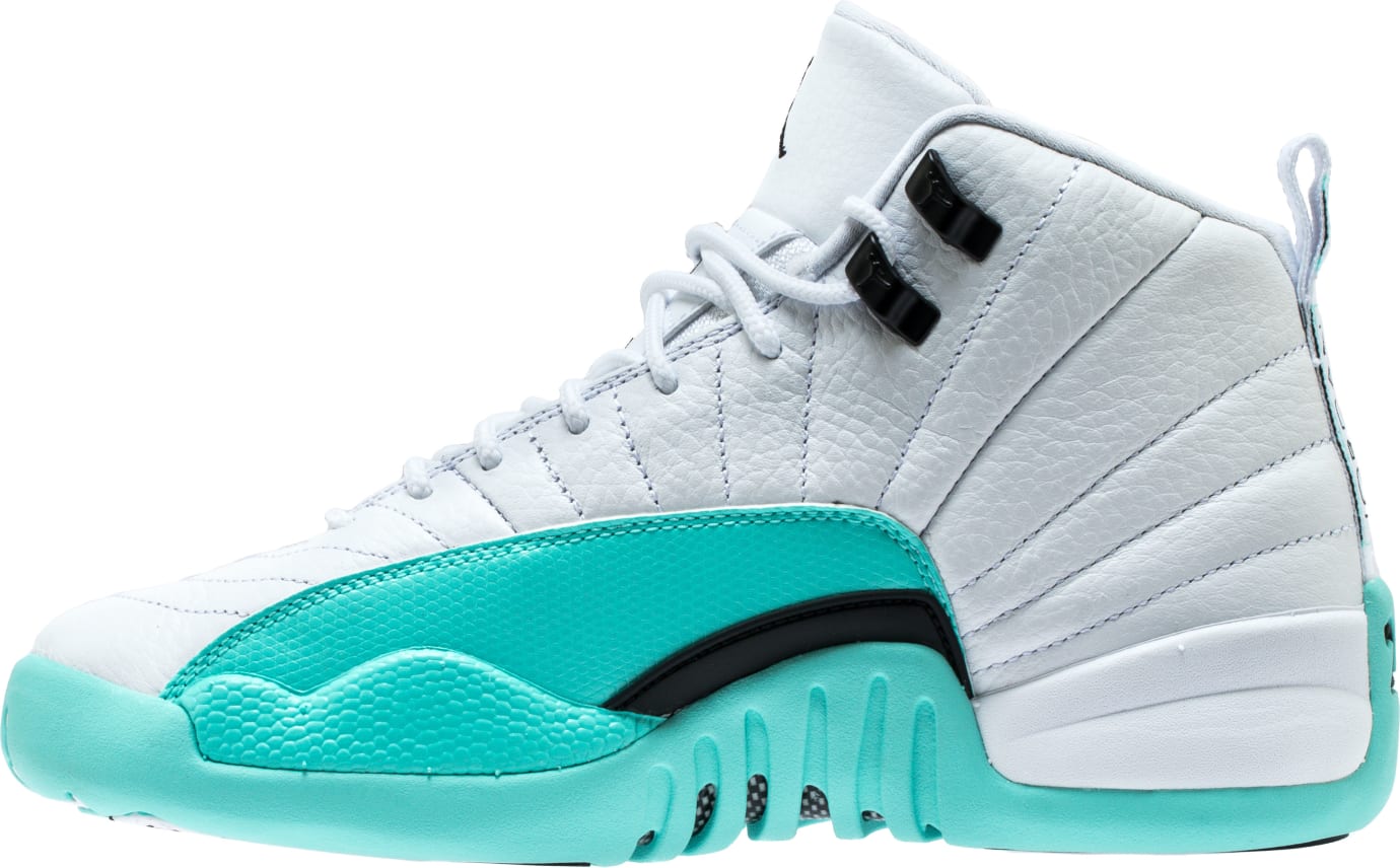 turquoise and white 12s