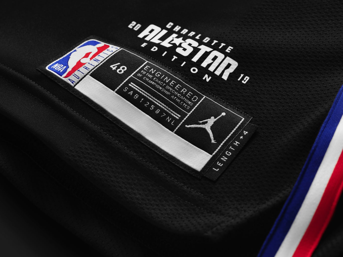 Jordan All-Star Uniform 2019 Black Tag