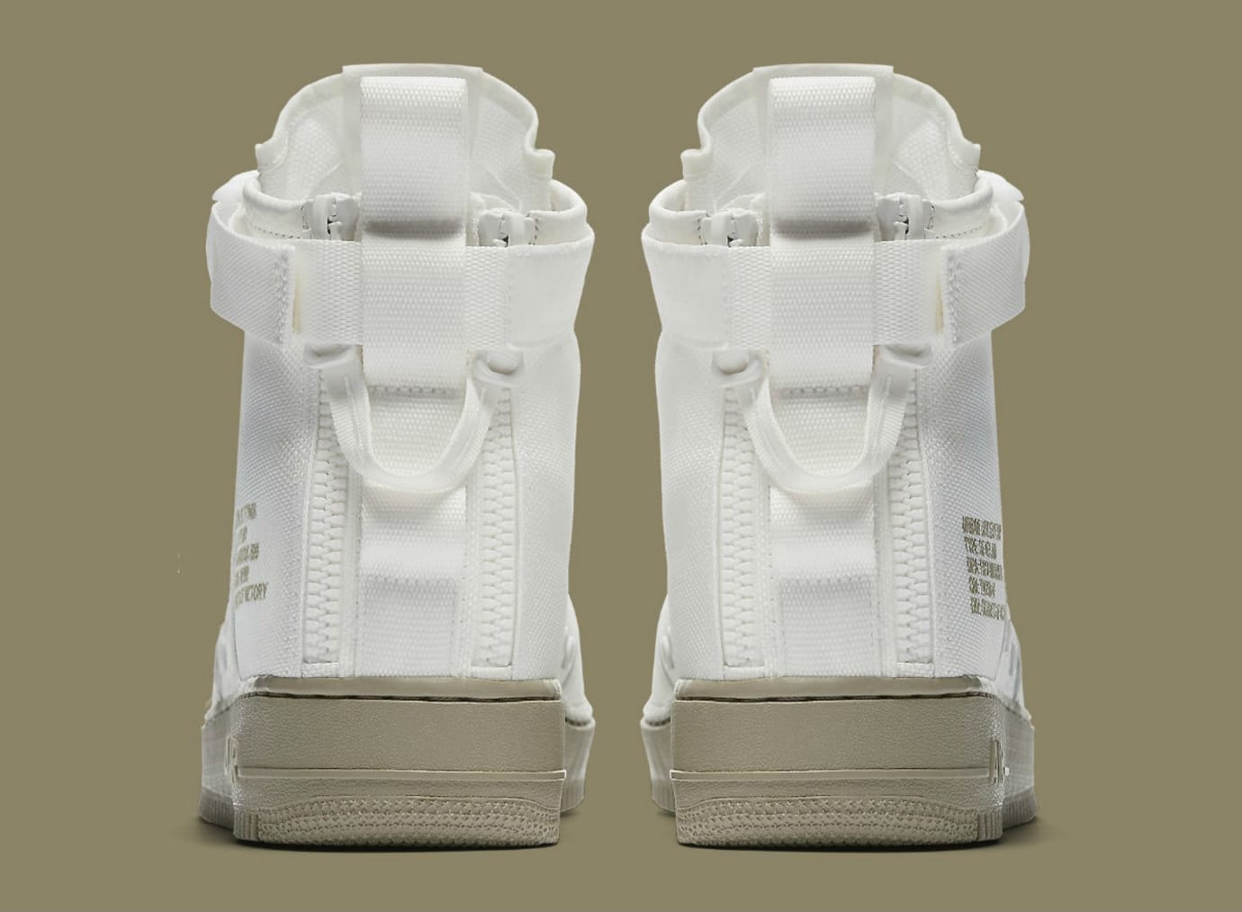 Nike SF Air Force 1 Mid Ivory Neutral Olive Release Date 917753-101 ...