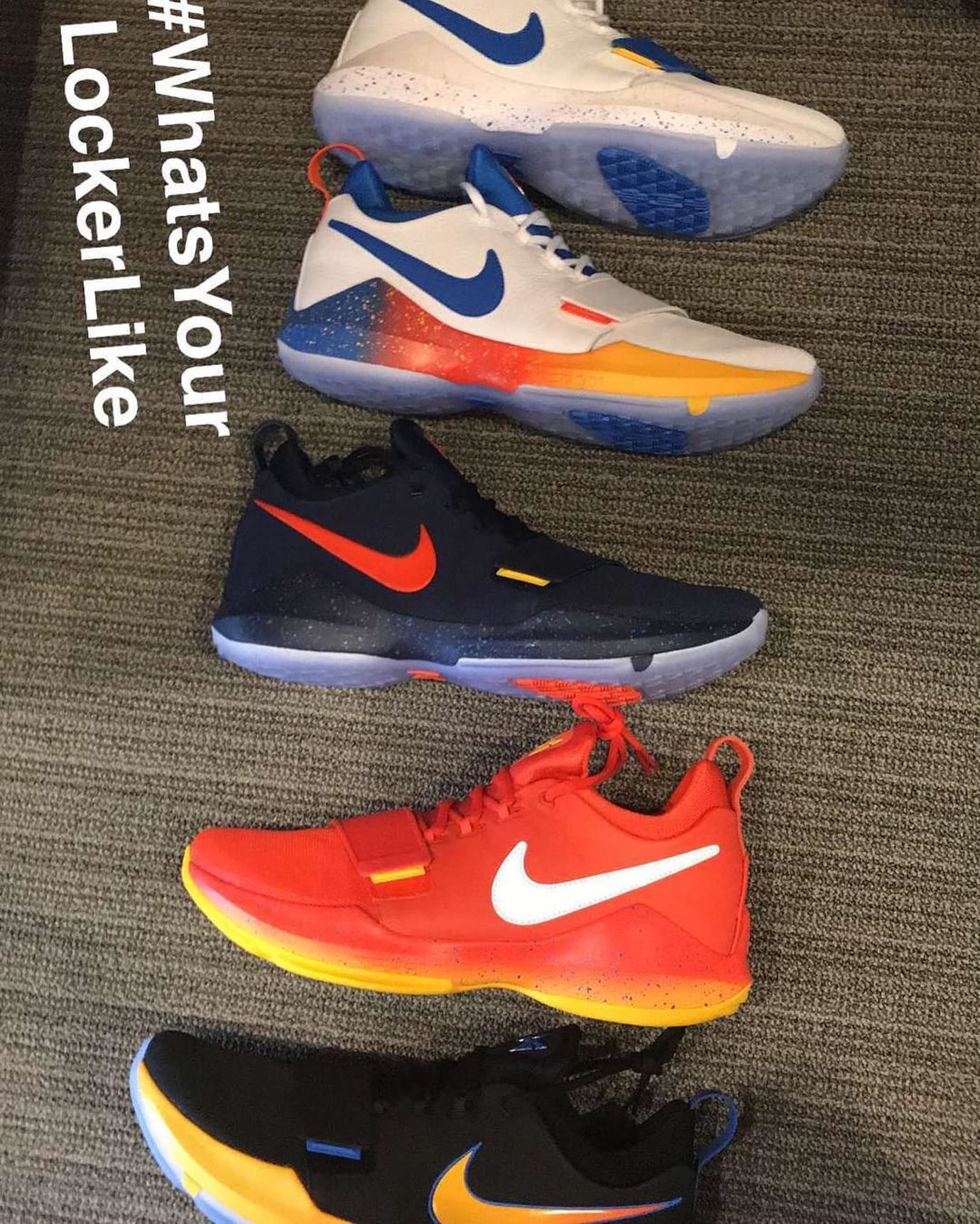 Comunista Piquete Natura Nike PG1 Oklahoma City Thunder Colorways | Sole Collector