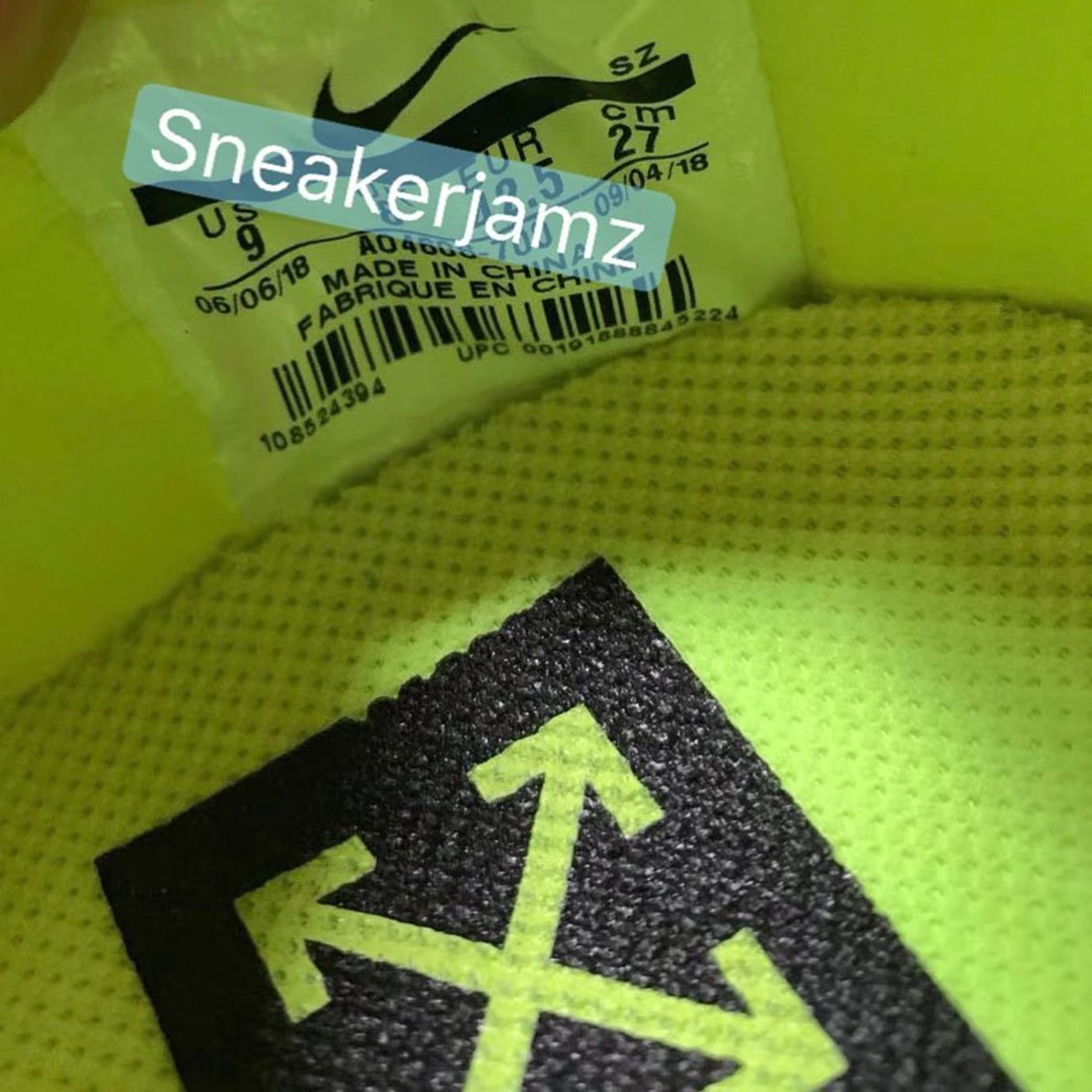 nike off white air force 1 volt fake vs real