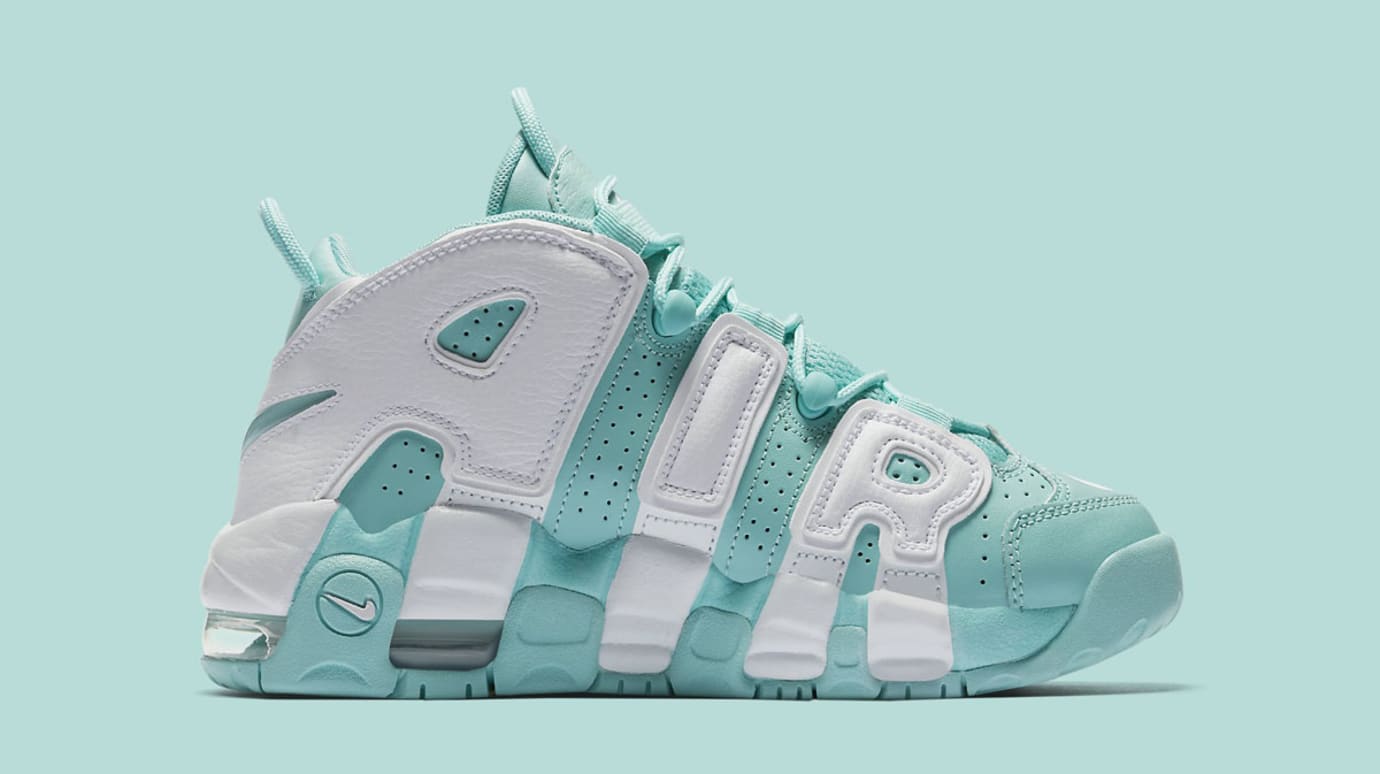 nike air more uptempo gs island green