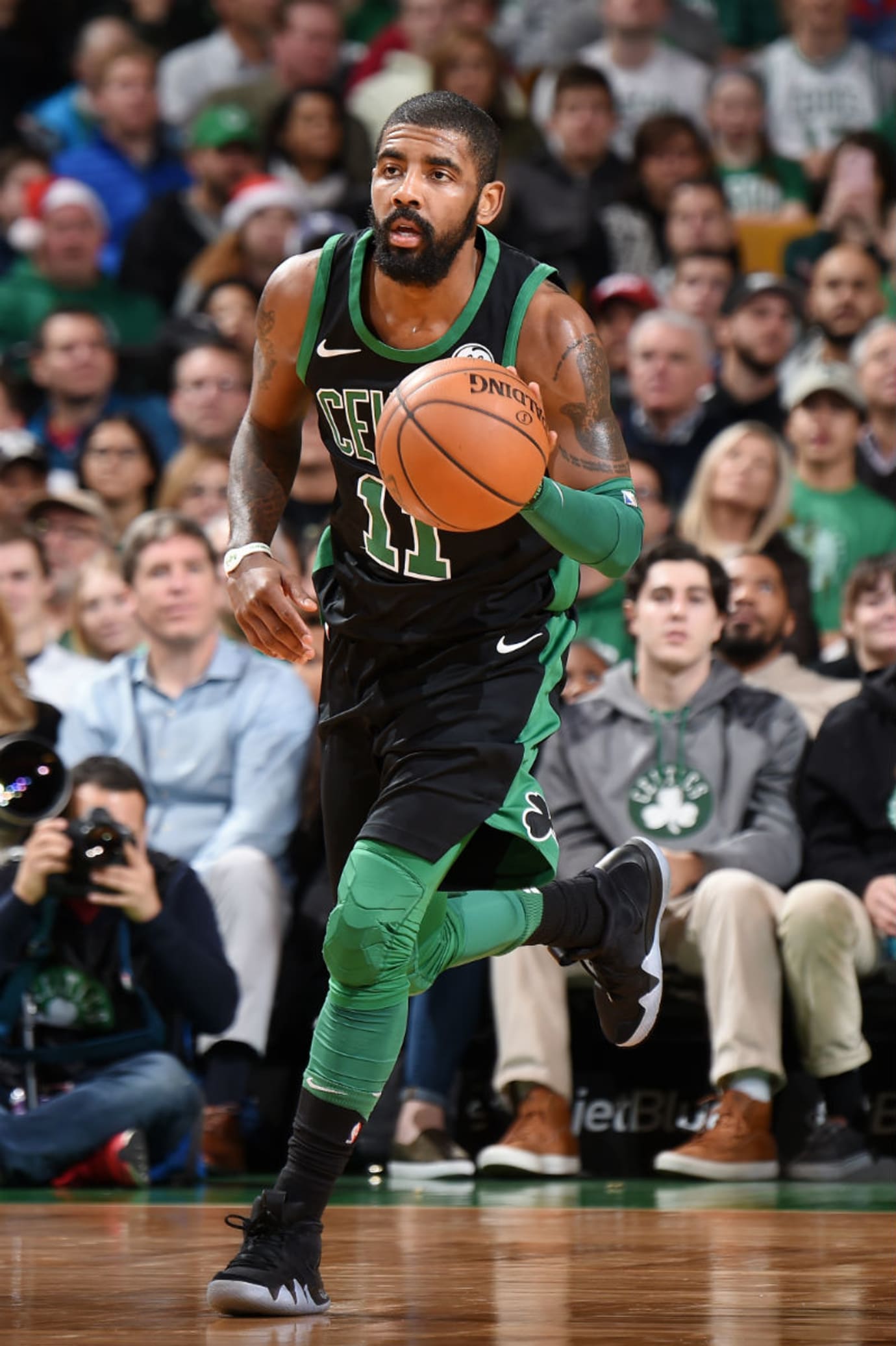 kyrie wearing kyrie 4