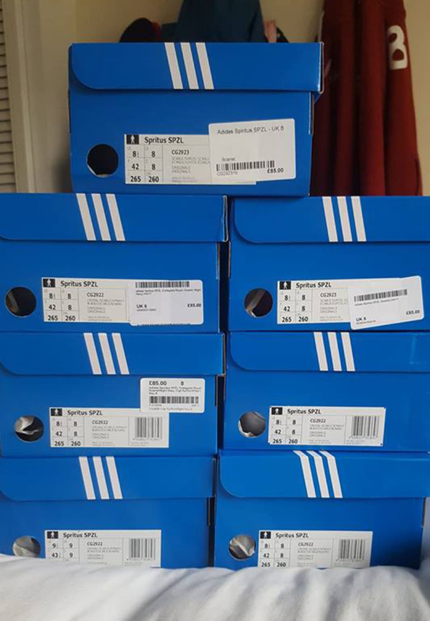 Adidas Spezial Spiritus Box Misspelled