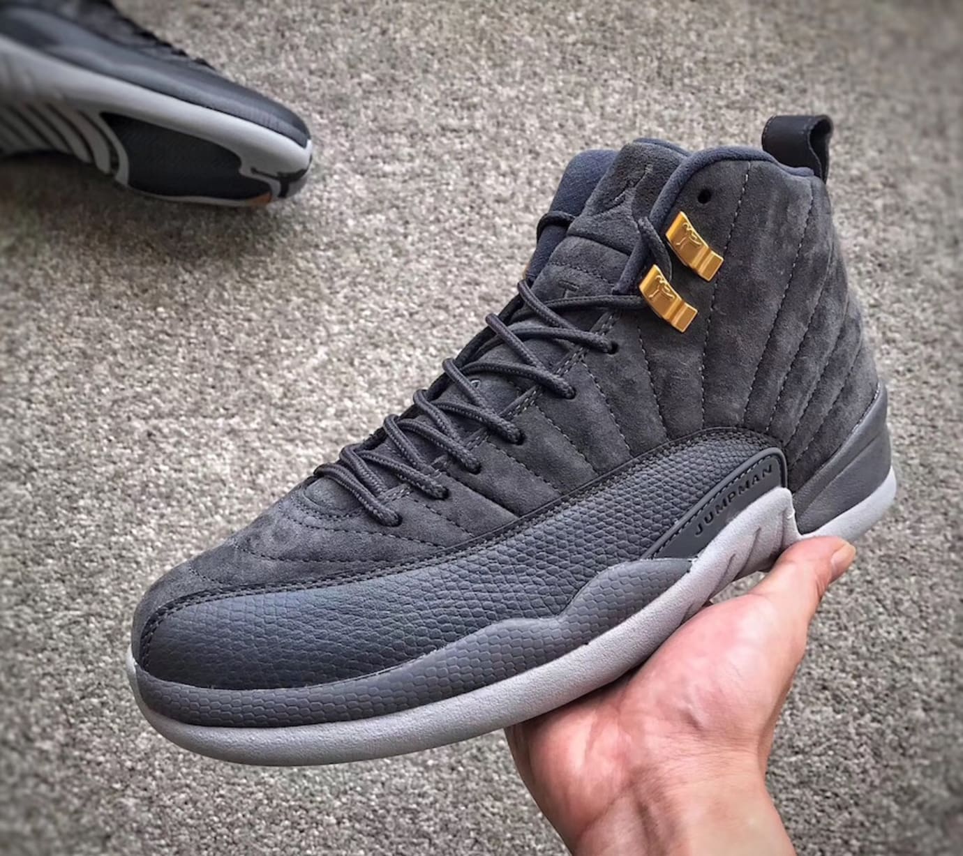 jordans retro 12 grey