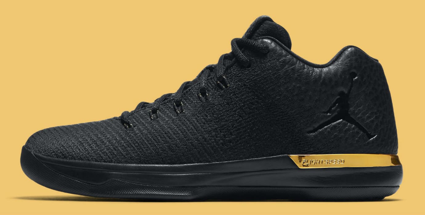 jordan 31 black and gold