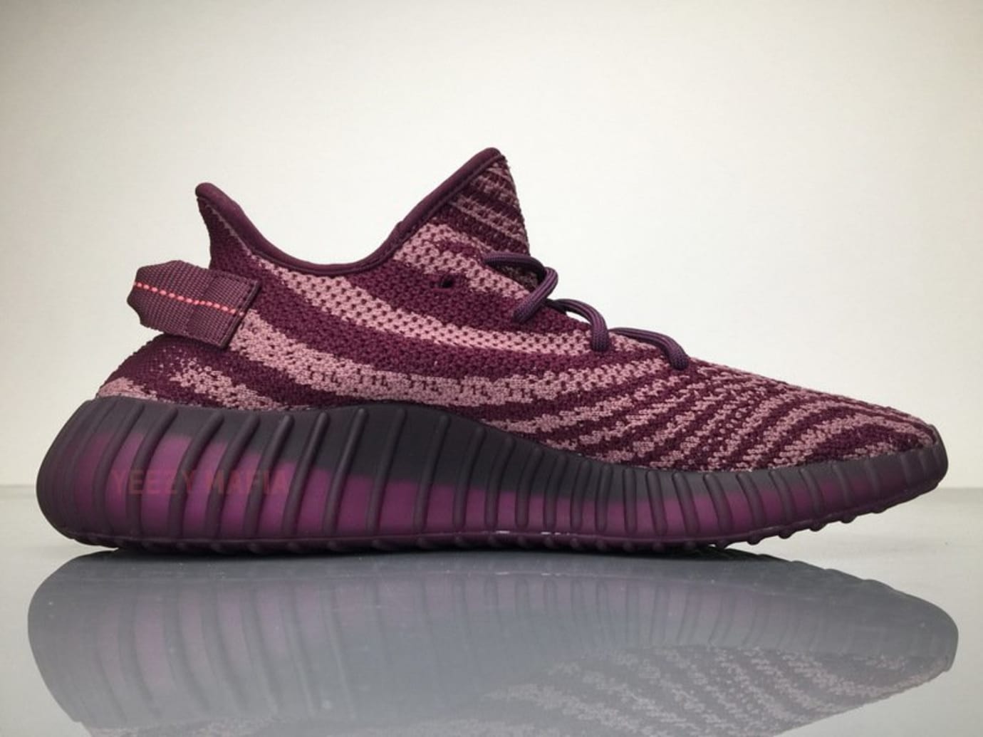 yeezy 350 black and purple