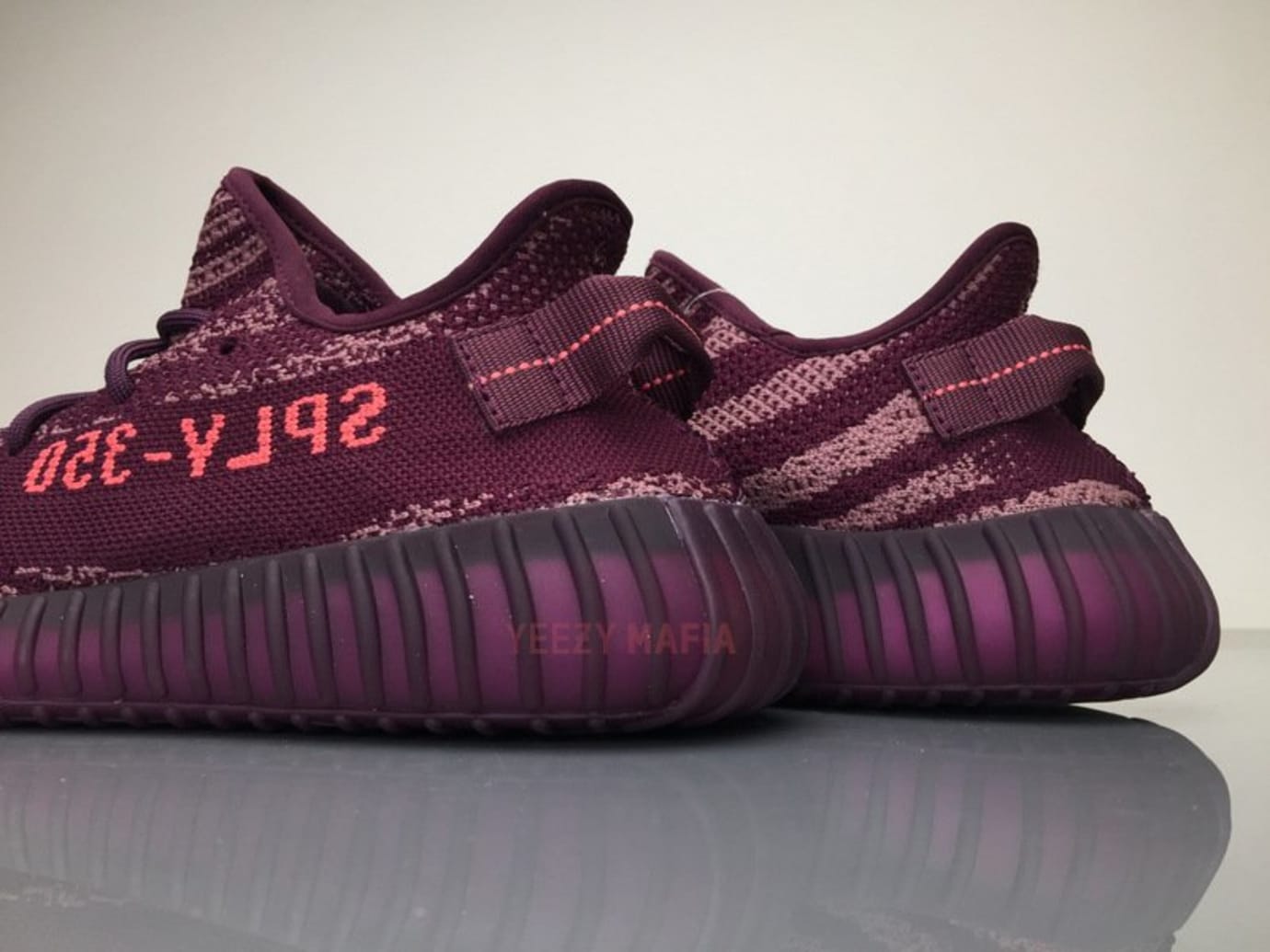 yeezy black and purple