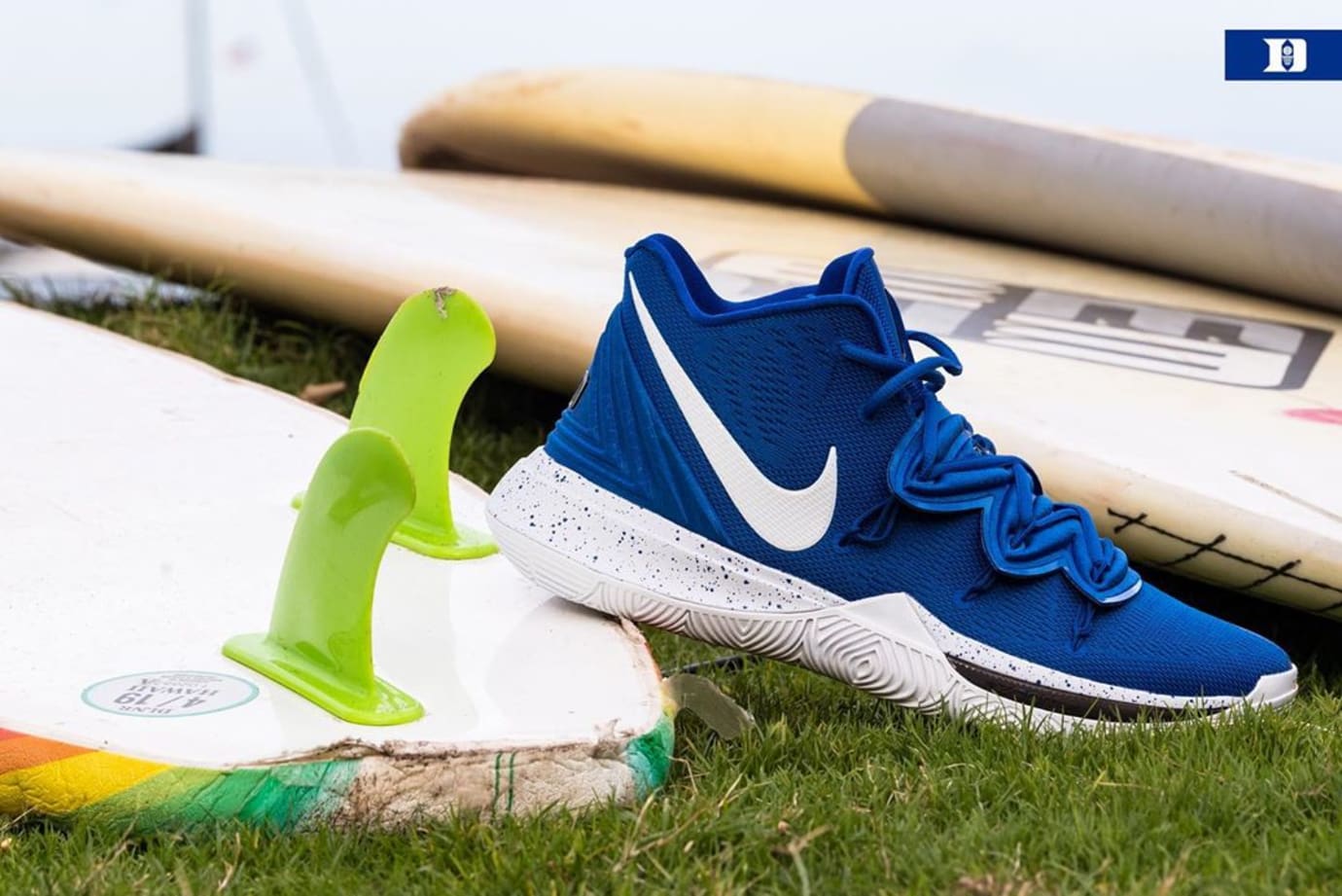 kyrie 5 duke on feet