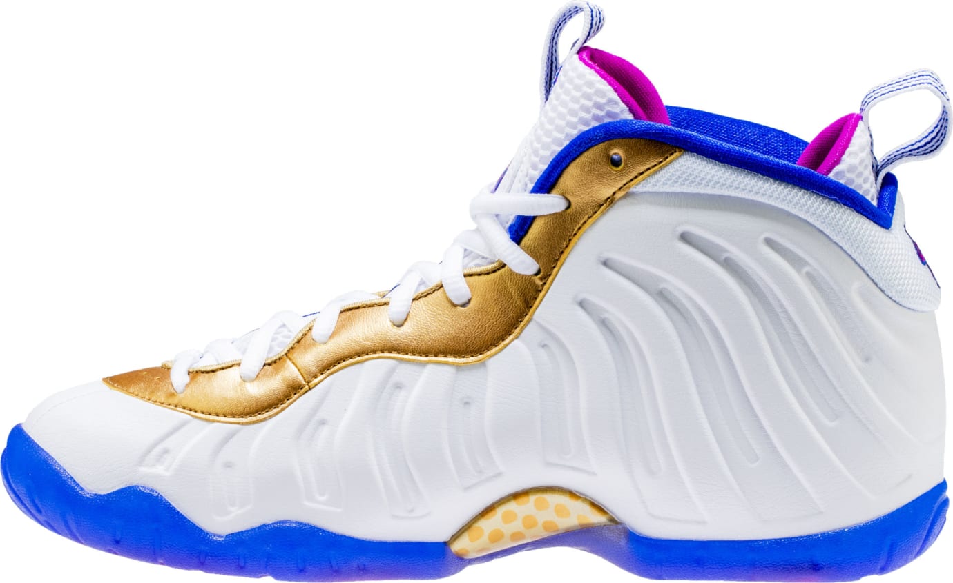 purple and gold foamposites