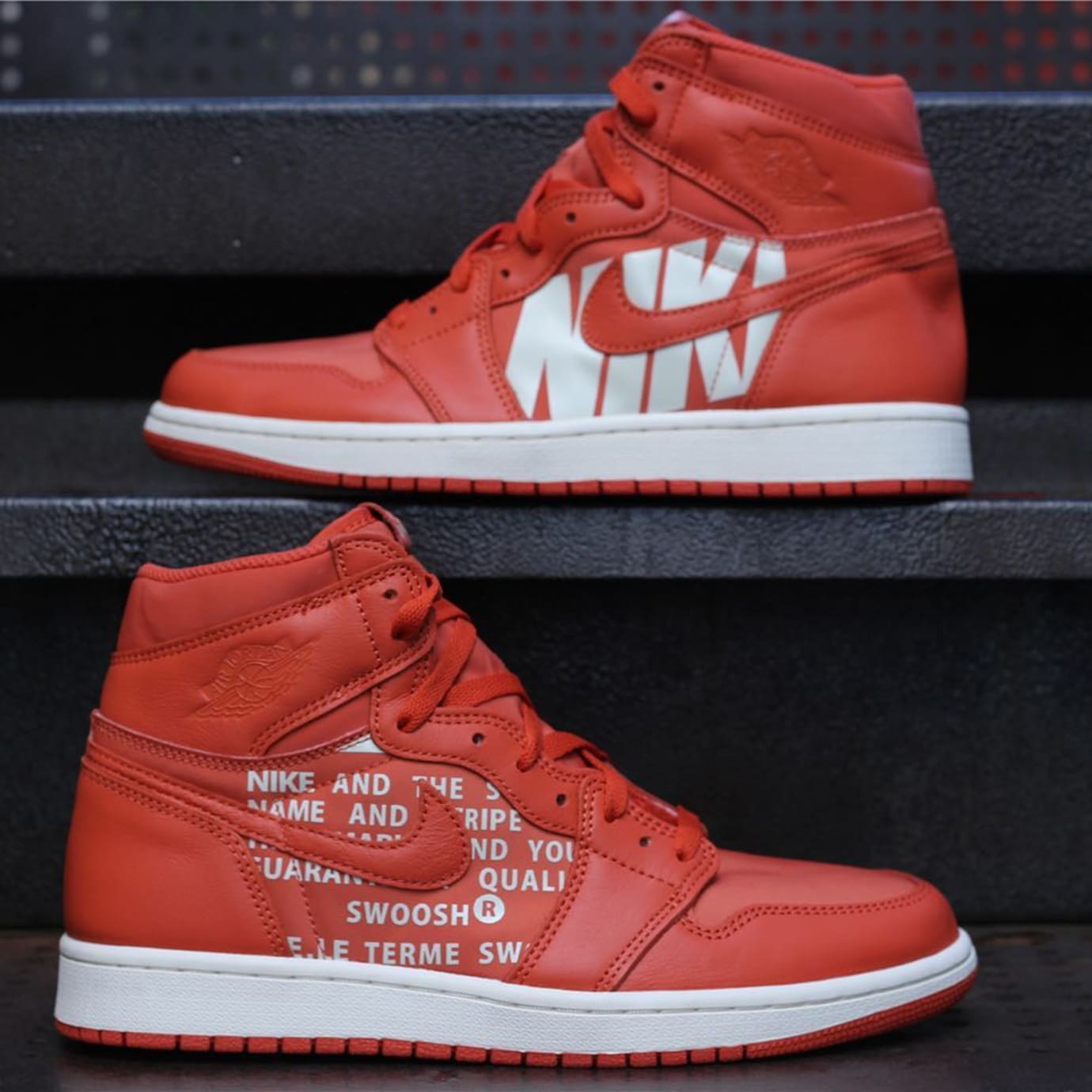 Nike Air Jordan 1 I Orange Swoosh Release Date | Sole ...