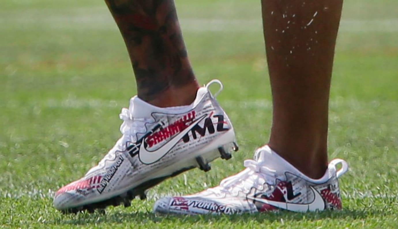 Odell Beckham Media Cleats On-Foot