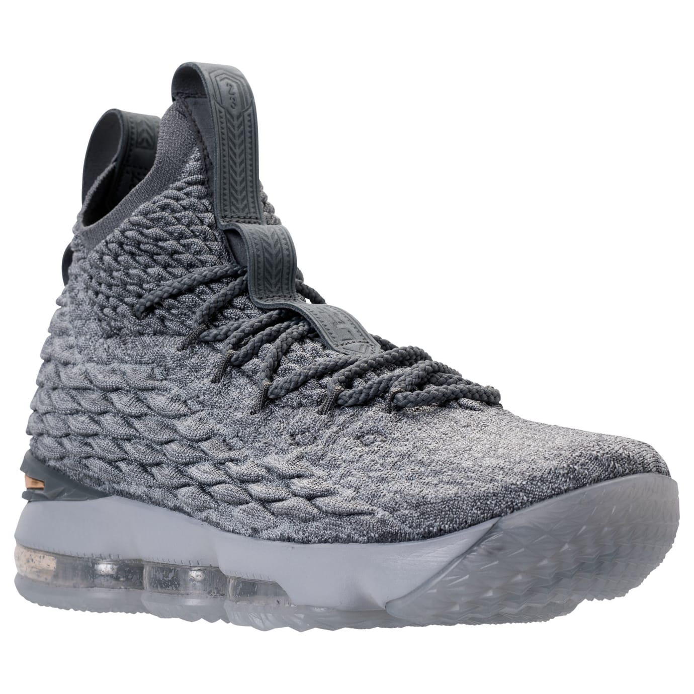 lebron 15 gray and gold