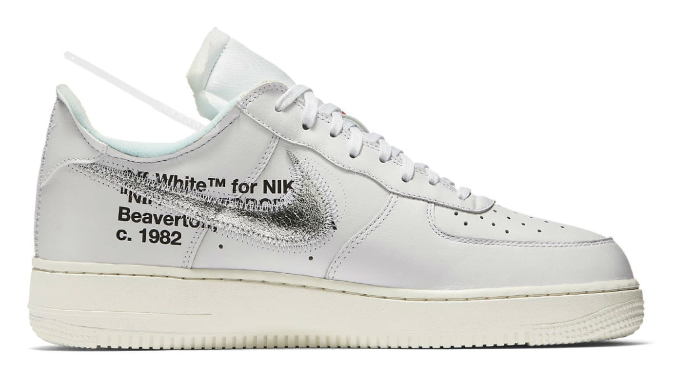Off-White x Nike Air Force 1 Low Complex Con Release date AO4297-100 Medial