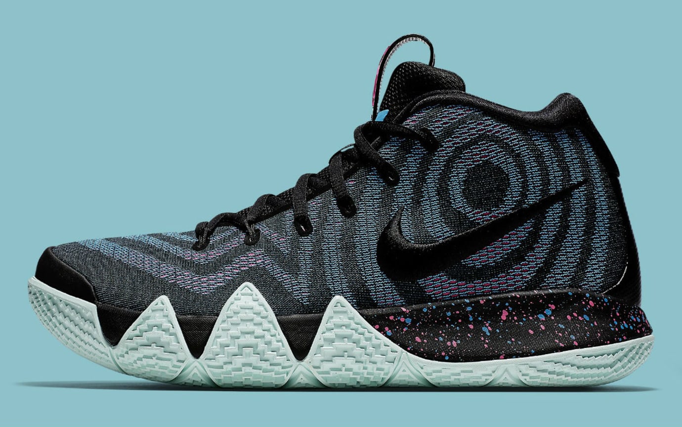 Nike Kyrie 4 Black Laser Fuchsia