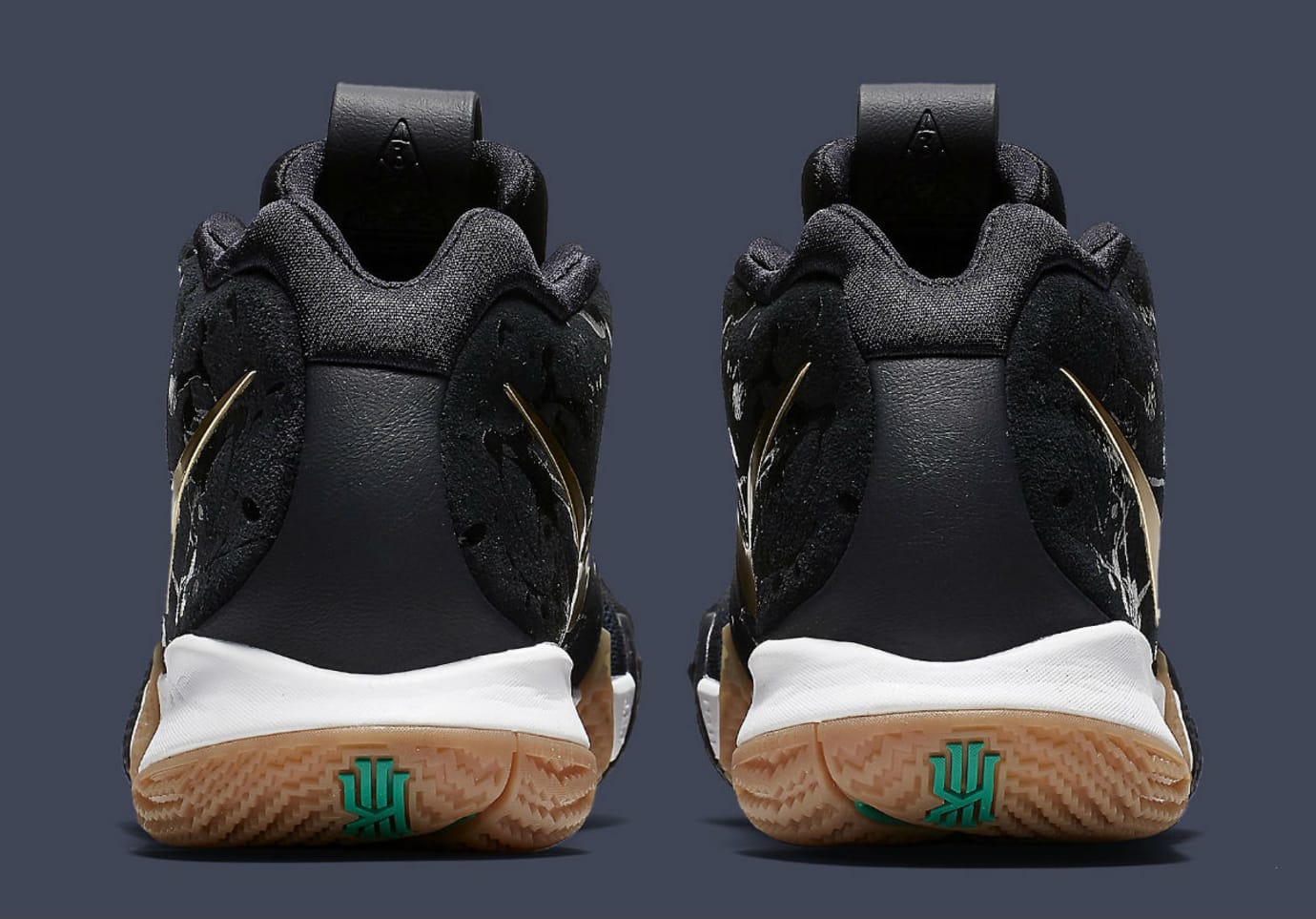 kyrie 4 pitch blue metallic gold