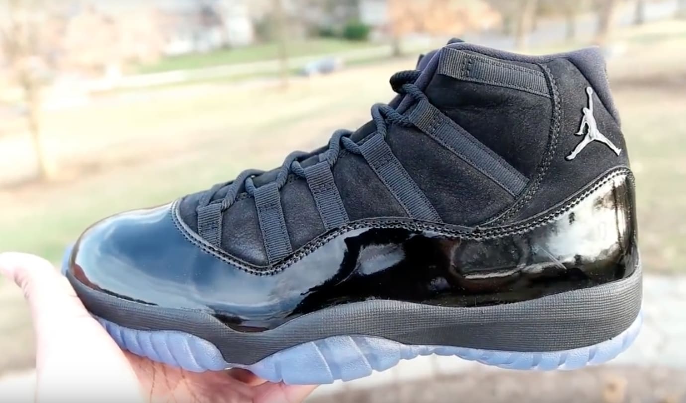 jordan 11 blackout sample