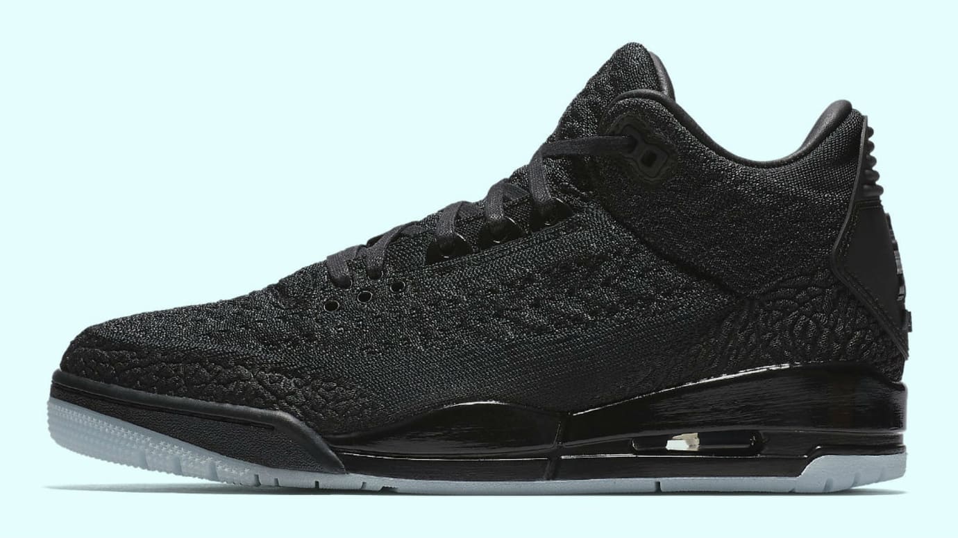 black flyknit 3s