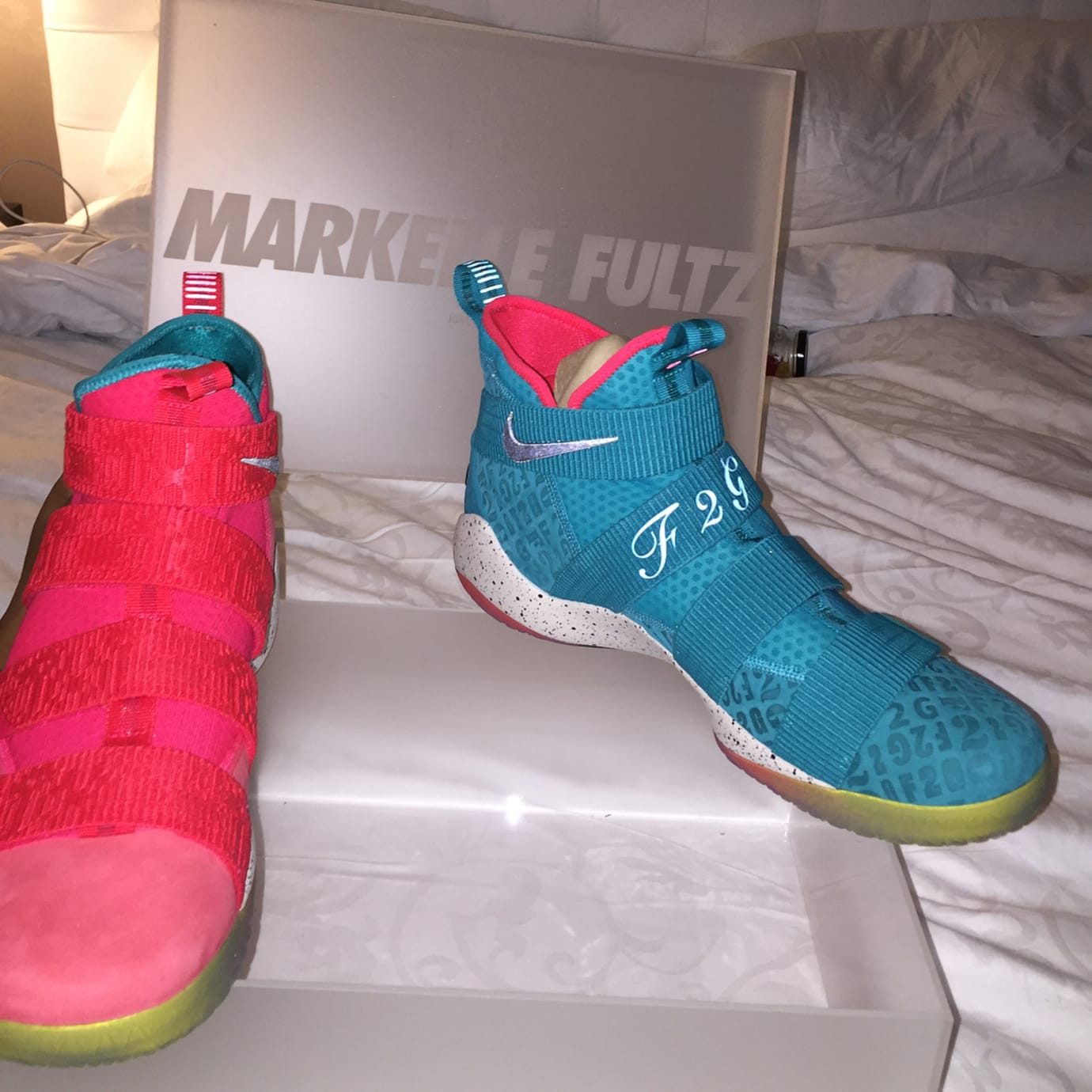 Markelle Fultz Nike Lebron Soldier 11 F2g Pe Sole Collector