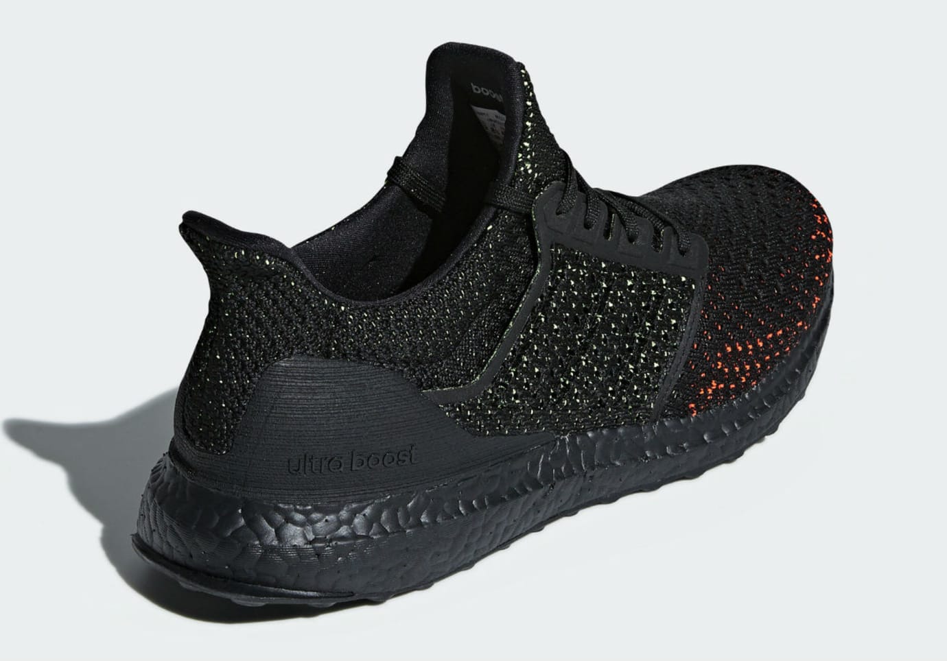 adidas ultra boost clima core black solar red