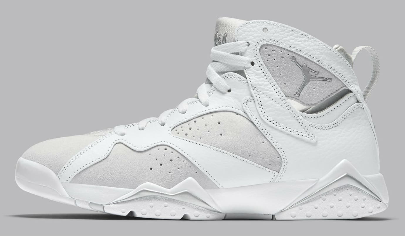 all white jordans 7