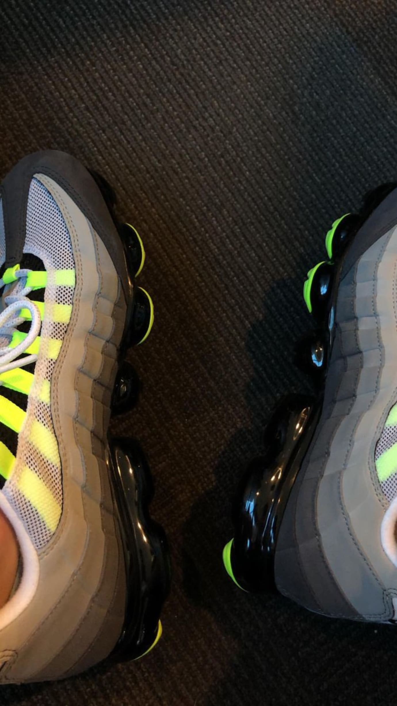 nike vapor neon