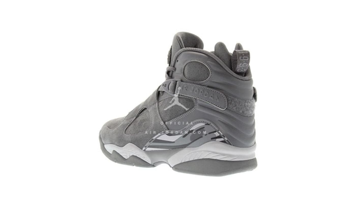 gray jordans 8