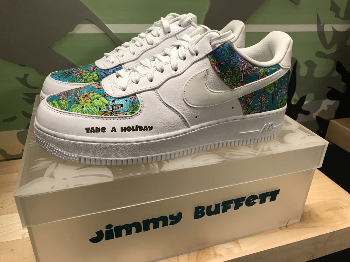 University of Oregon Gifts a Special Pair of Nike Air Force Ones to Jimmy | Sole Collector