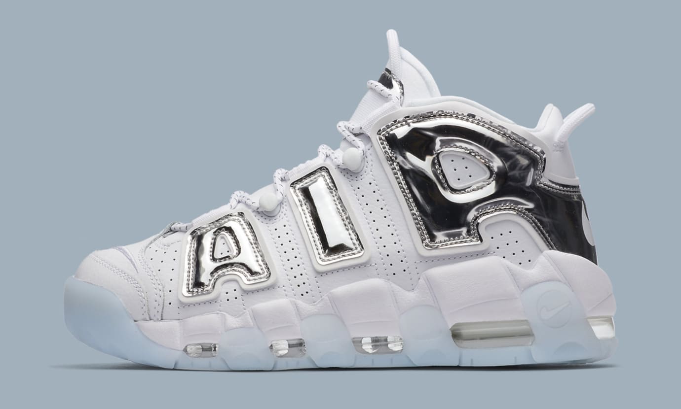 nike uptempo chrome