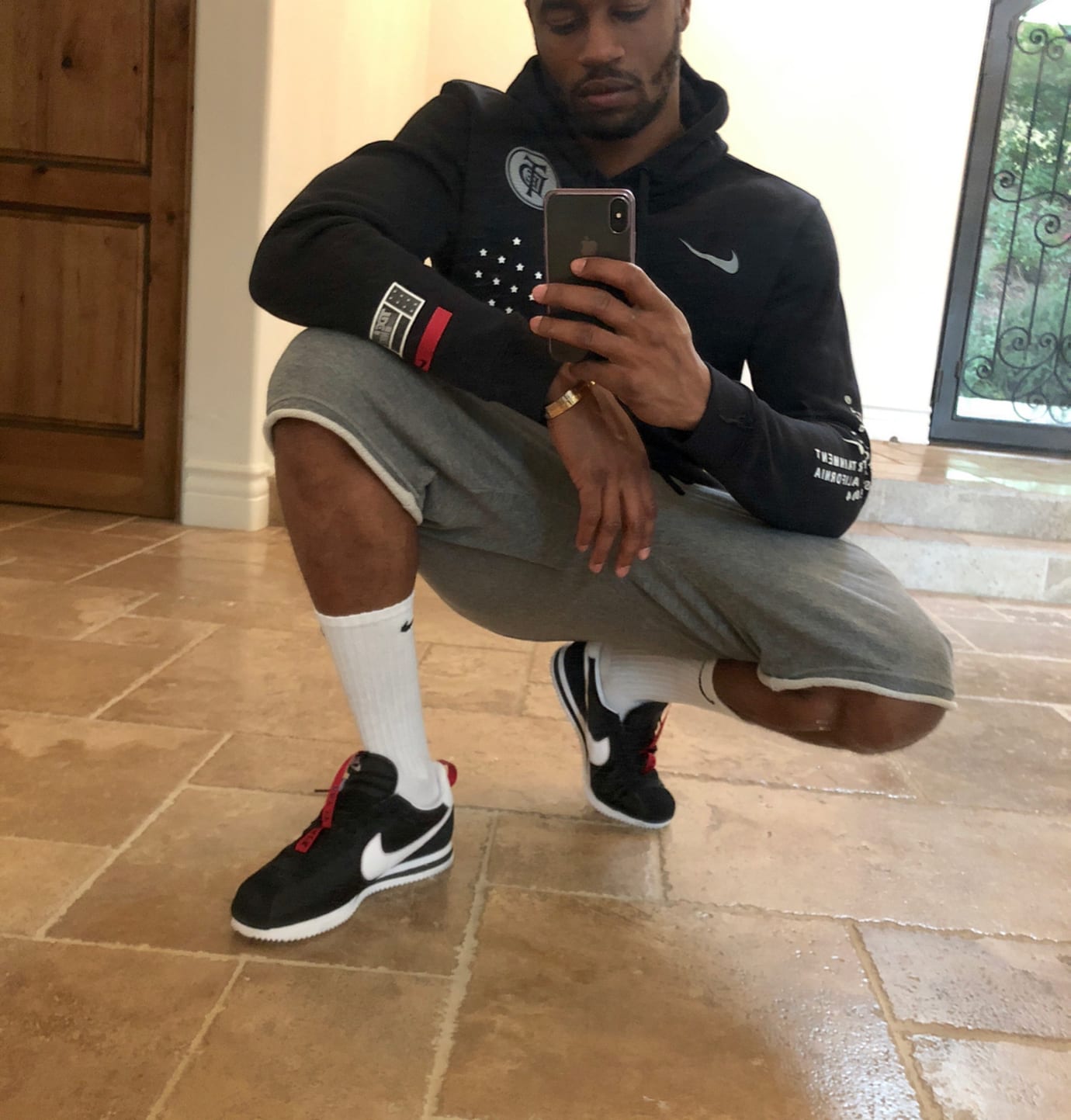 nike cortez jewel on foot