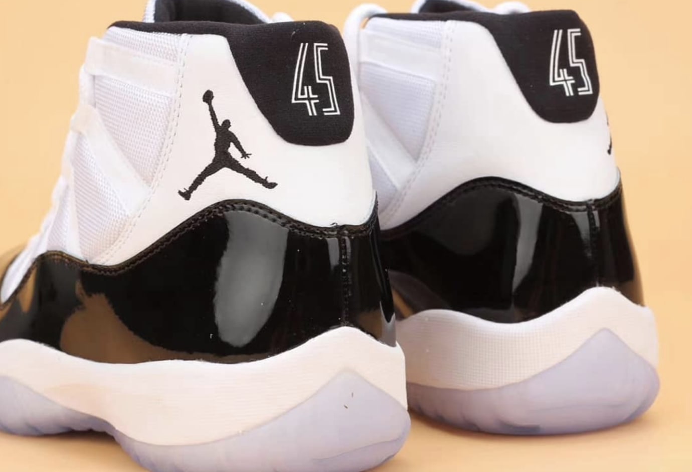 new jordans with 45 on the back