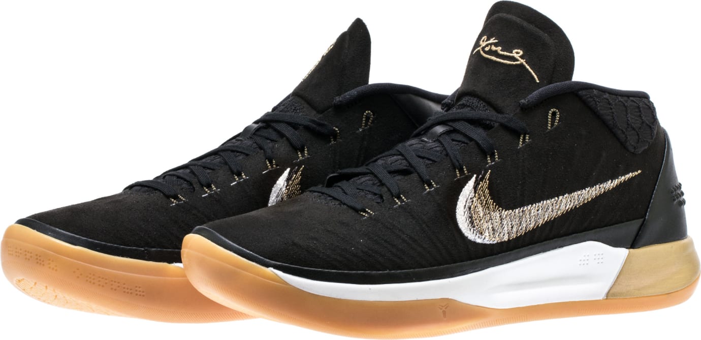 kobe ad mid black and gold