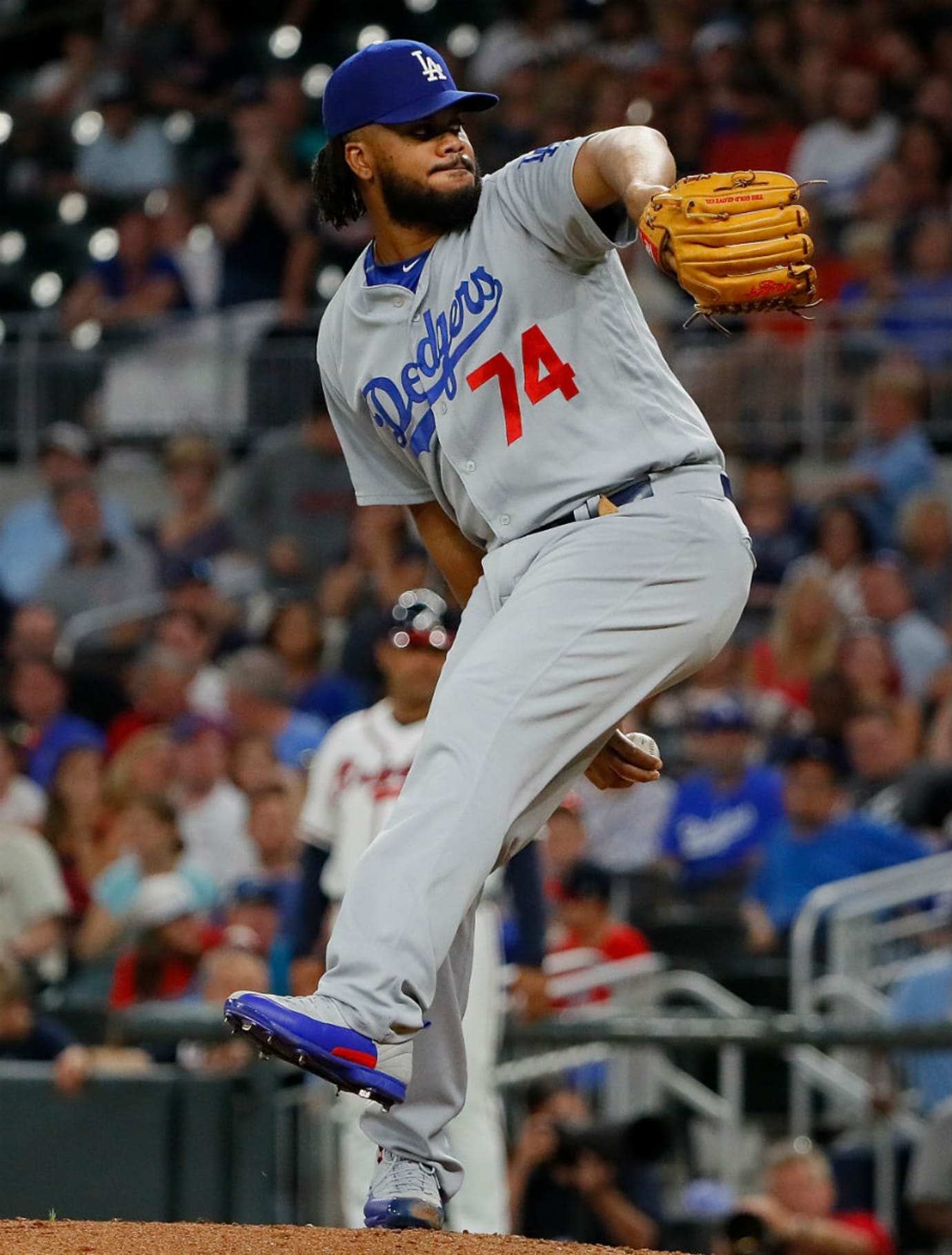 Kenley Jansen Air Jordan 12 Grey/Blue