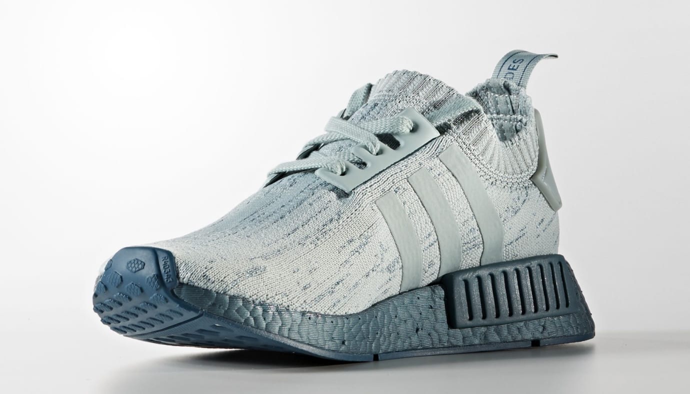 grey and blue adidas nmd